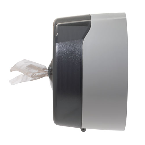 Sofpull 2-Roll Side-by-Side High-Capacity Centerpull Toilet Paper Dispenser, Smoke