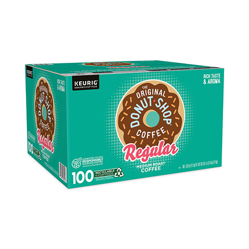 The Original Donut Shop® Donut Shop Coffee K-Cups, Regular, 100/Box