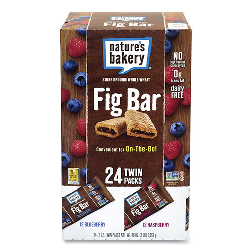 Nature's Bakery® Fig Bars Variety Pack, 2 oz Twin Pack, 24 Twin Packs/Box