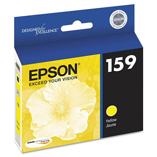 Epson T159420 (159) UltraChrome Hi-Gloss 2 Ink, Yellow