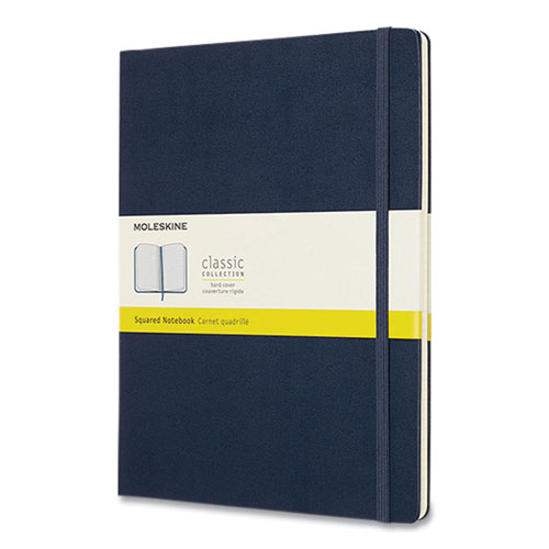 Moleskine Professional Notebook, Hardcover, 1 Subject, Unruled, Sapphire Blue Cover, 8.25 x 5, 120 Sheets