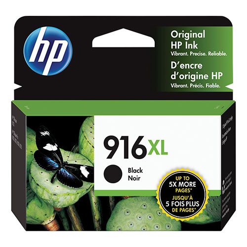 HP 916XL, (3YL66AN#140) High Yield Black Original Ink Cartridge