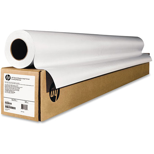 HP Wide-Format Matte Canvas Paper Roll, 36" x 50 ft, 16 mil, White