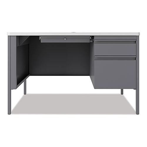 Hirsh Teachers Pedestal Desks, One Right-Hand Pedestal: Box/File Drawers, 48