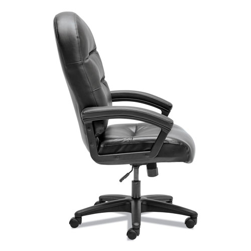 Hon Pillow-Soft 2090 Series Executive High-Back Swivel/Tilt Chair, Supports up to 250 lbs., Black Seat/Black Back, Black Base