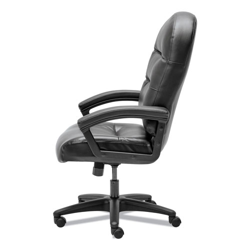 Hon Pillow-Soft 2090 Series Executive High-Back Swivel/Tilt Chair, Supports up to 250 lbs., Black Seat/Black Back, Black Base