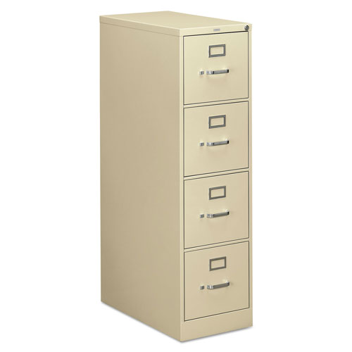Hon 310 Series Four-Drawer Full-Suspension File, Letter, 15w x 26.5d x 52h, Putty