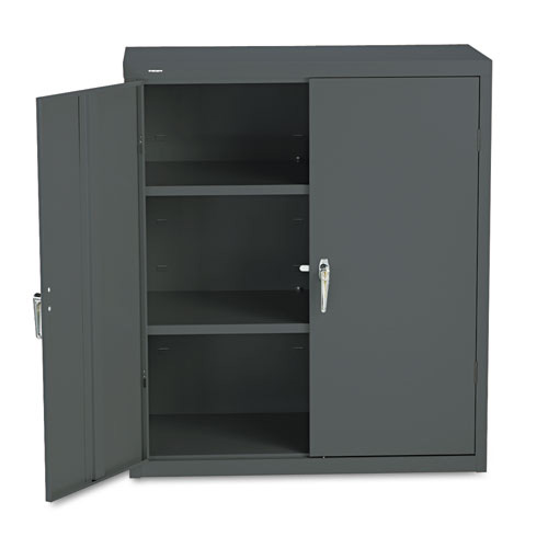 Hon Assembled Storage Cabinet, 36w x 18 1/8d x 41 3/4h, Charcoal
