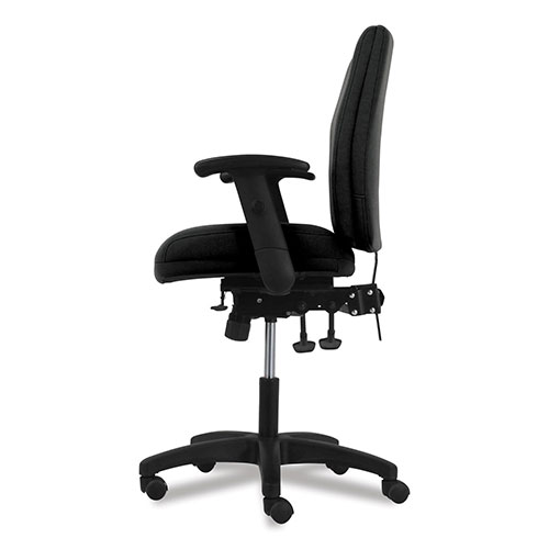 Hon Network Mid-Back Task Chair, Supports up to 250 lbs., Black Seat/Black Back, Black Base