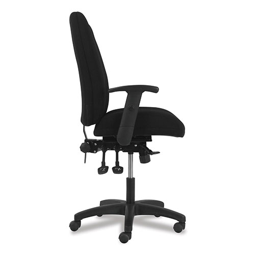 Hon Network High-Back Chair, Supports up to 250 lbs., Black Seat/Black Back, Black Base