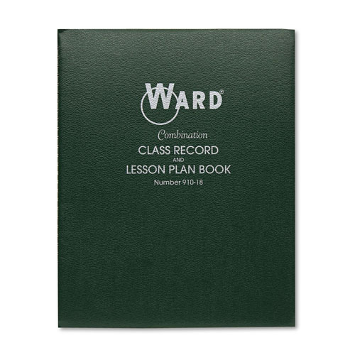 The Hubbard Company Combination Record & Plan Book, 9-10 Weeks, 8 Periods/Day, 11 x 8-1/2