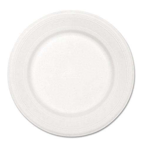 Chinet Paper Dinnerware, Plate, 10 1/2" dia, White, 500/Carton
