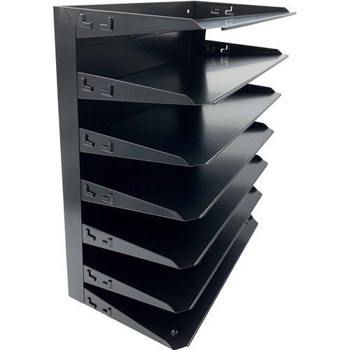 Huron Horizontal Slots Desk Organizer - 7 Compartment(s) - 15