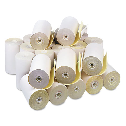 Iconex Impact Printing Carbonless Paper Rolls, 4.5