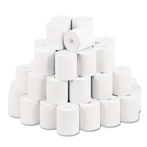 Iconex Direct Thermal Printing Thermal Paper Rolls, 3.13" x 230 ft, White, 50/Carton