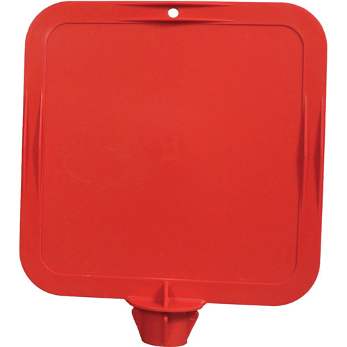 Impact Sign, Lock-In, 10"Wx10"Lx14"H, Red
