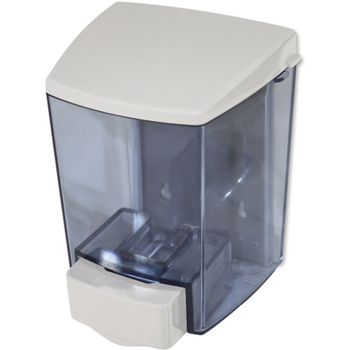 Impact Soap Dispenser, 42oz., 12/CT, White/Clear