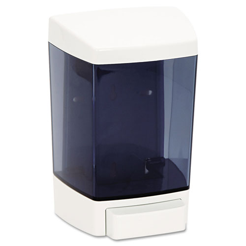 Impact Plastic Soap Dispenser, 46-oz, 5-1/2w x 4-1/4d x 8-1/2h, White