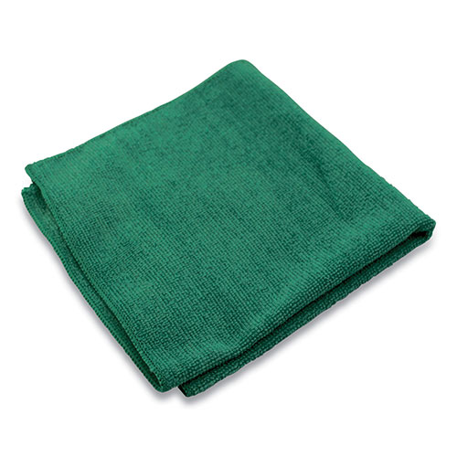 Impact Lightweight Microfiber Cloths, 16 x 16, Green, 240/Carton