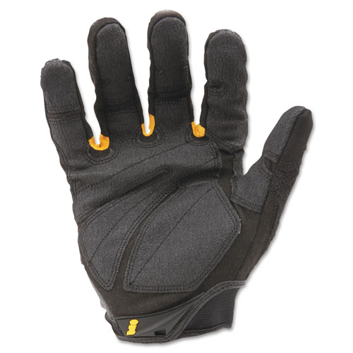 Ironclad SuperDuty Gloves, X-Large, Black/Yellow, 1 Pair