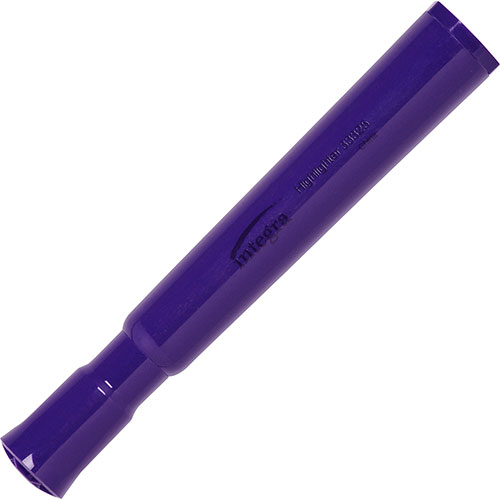 Integra Desk Highlighter Chisel Tip 12/PK Fluorescent Purple 33325