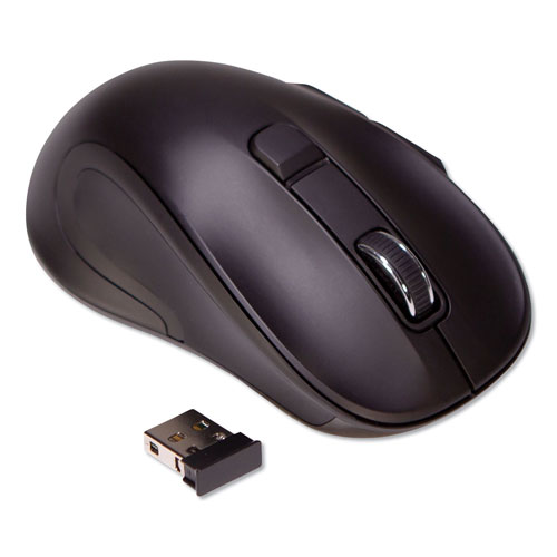 Innovera Hyper-Fast Scrolling Mouse, 2.4 GHz Frequency/26 ft Wireless Range, Right Hand Use, Black