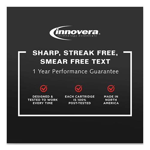 Innovera Remanufactured Black High-Yield Ink, Replacement For HP 62XL (C2P05AN), 600 Page Yield