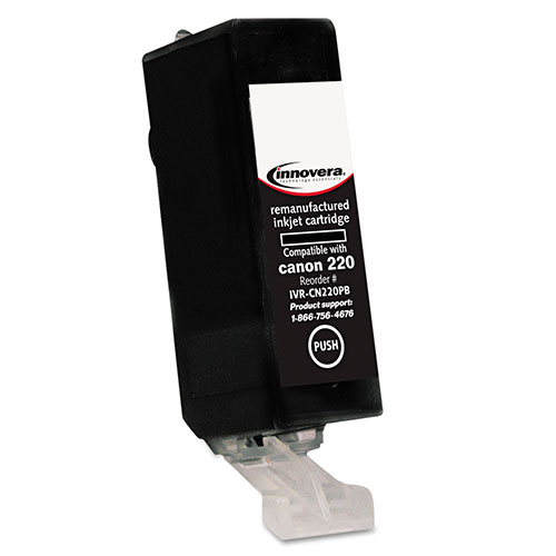 Innovera Remanufactured Black Ink, Replacement For Canon PGI-220 (2945B001), 324 Page Yield