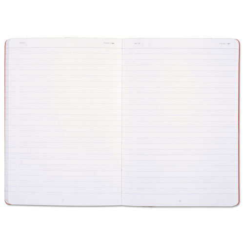 Black N' Red Black Soft Cover Notebook, Wide/Legal Rule, Black Cover, 8.25 x 5.75, 71 Sheets
