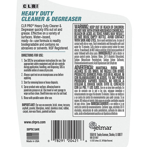 CLR Mold & Mildew Foaming Stain Remover Spray, Bleach-Free Cleaner, 32 fl oz