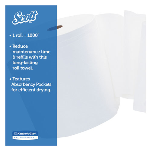 Scott® Essential High Capacity Hard Roll Towel, 1.5