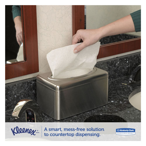 Kleenex Hand Towels, Pop-Up Box, Cloth, 9 X 10 ½, 120/Box, 18 Boxes/Carton