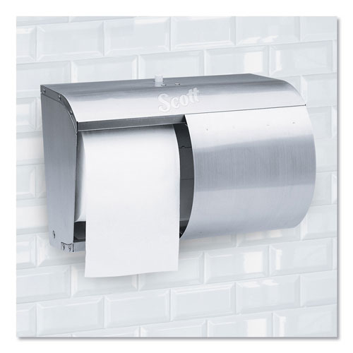 Scott® Pro Coreless SRB Tissue Dispenser, 7 1/10 x 10 1/10 x 6 2/5, Stainless Steel