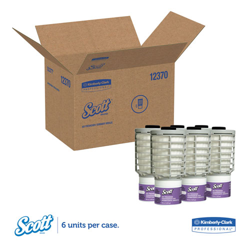 Scott® Essential Continuous Air Freshener Refill, Summer Fresh, 48 mL Cartridge, 6/Carton