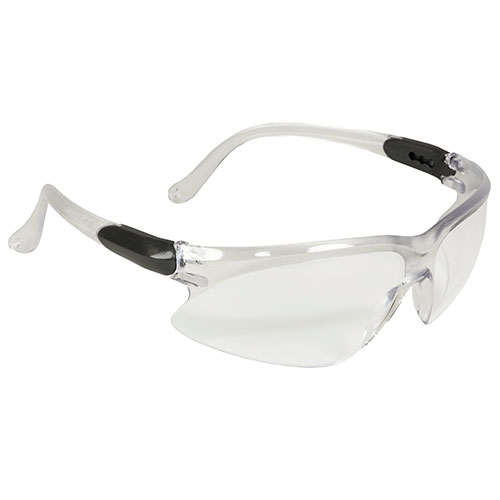 Jackson Safety® V20 Visio Safety Glasses, Silver Frame, Clear Lens