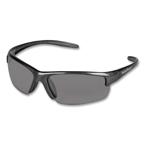 KleenGuard™ Equalizer Safety Glasses, Gun Metal Frame, Smoke Lens, 12/Carton