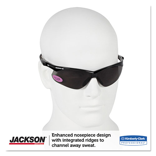 KleenGuard™ Nemesis Readers Safety Glasses, Smoke Frame, Smoke Polycarbonate Lens