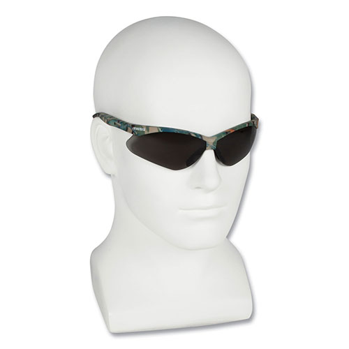 KleenGuard™ V30 NEMESIS Safety Eyewear, Plastic Camo Frame, Smoke Polycarbonate Lens, 12/Box