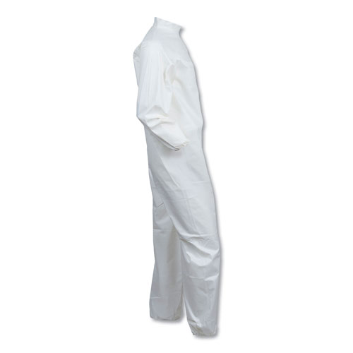 KleenGuard™ A40 Elastic-Cuff and Ankles Coveralls, 4X-Large, White, 25/Carton