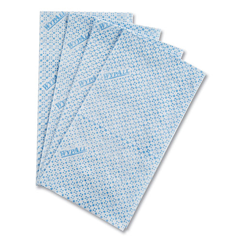 WypAll® Foodservice Cloths, 12.5 x 23.5, Blue, 200/Carton
