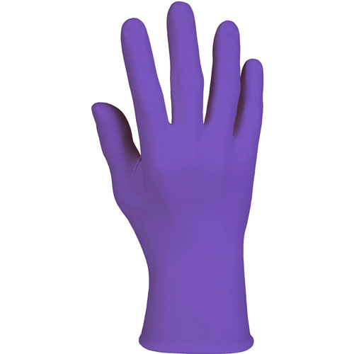 Kimberly-Clark PURPLE NITRILE Exam Gloves, 242 mm Length, Large, Purple, 1,000/Carton