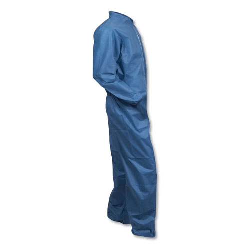 KleenGuard™ A20 Coveralls, MICROFORCE Barrier SMS Fabric, Blue, 2X-Large, 24/Carton