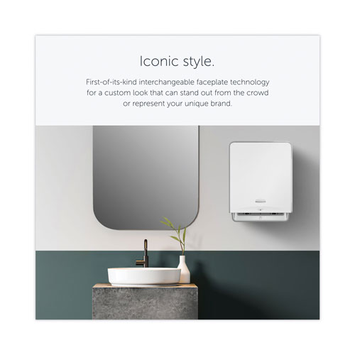 Kimberly-Clark ICON Automatic Roll Towel Dispenser, 20.12 x 16.37 x 13.5, White Mosaic
