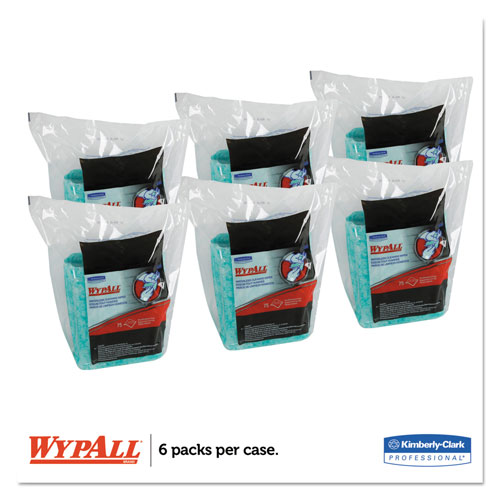 WypAll® Waterless Cleaning Wipes Refill Bags, 12 x 9, 75/Pack