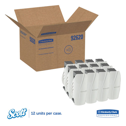 Scott® Continuous Air Freshener Dispenser, 2 4/5 x 5 x 2 2/5, White
