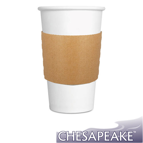 Chesapeake 8 oz., 10 oz. Kraft Coffee Sleeve