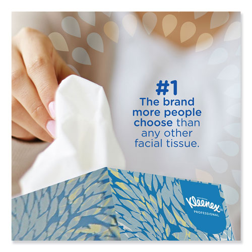 Kleenex Boutique White Facial Tissue, 2-Ply, Pop-Up Box, 95 Sheets/Box, 6 Boxes/Pack