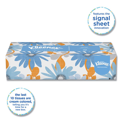 Kleenex White Facial Tissue, 2-Ply, White, Pop-Up Box, 100 Sheets/Box