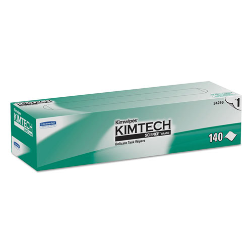 Kimtech™ Kimwipes Delicate Task Wipers, 1-Ply, 14 7/10 x 16 3/5, 140/Box, 15 Boxes/Carton