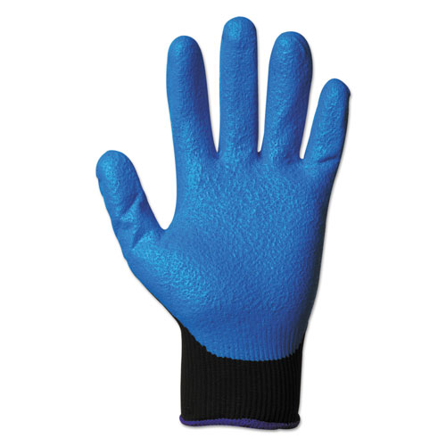 KleenGuard™ G40 Nitrile Coated Gloves, 230 mm Length, Medium/Size 8, Blue, 12 Pairs
